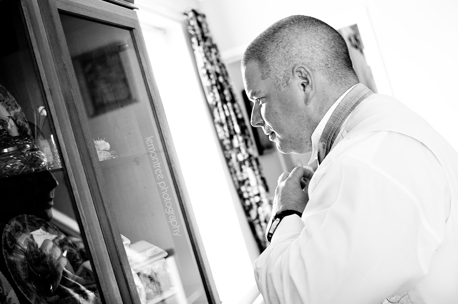 the bride's brother getting ready-fawley wedding by new forest photographer