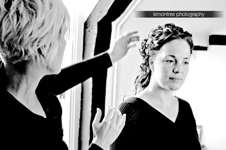 Claudia getting ready for her wedding-Guildford Wedding Photography