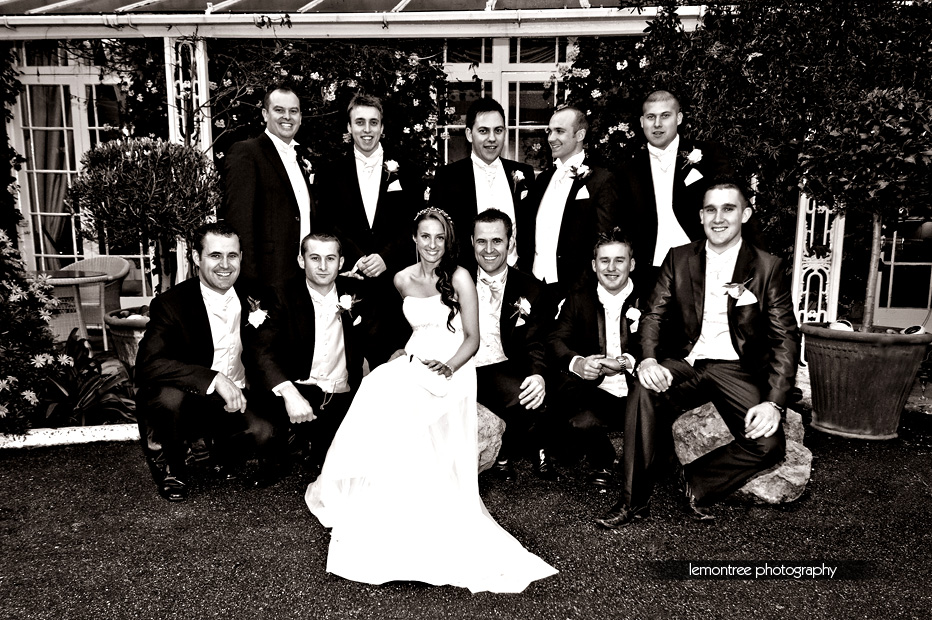 Wedding group at the Royal Hotel Ventnor