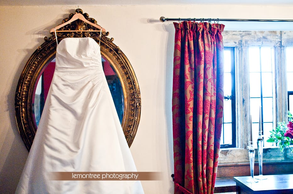 Ruth's wedding dress Photograph of Ruth's beautiful wedding dress by Hampshire Wedding Photographer