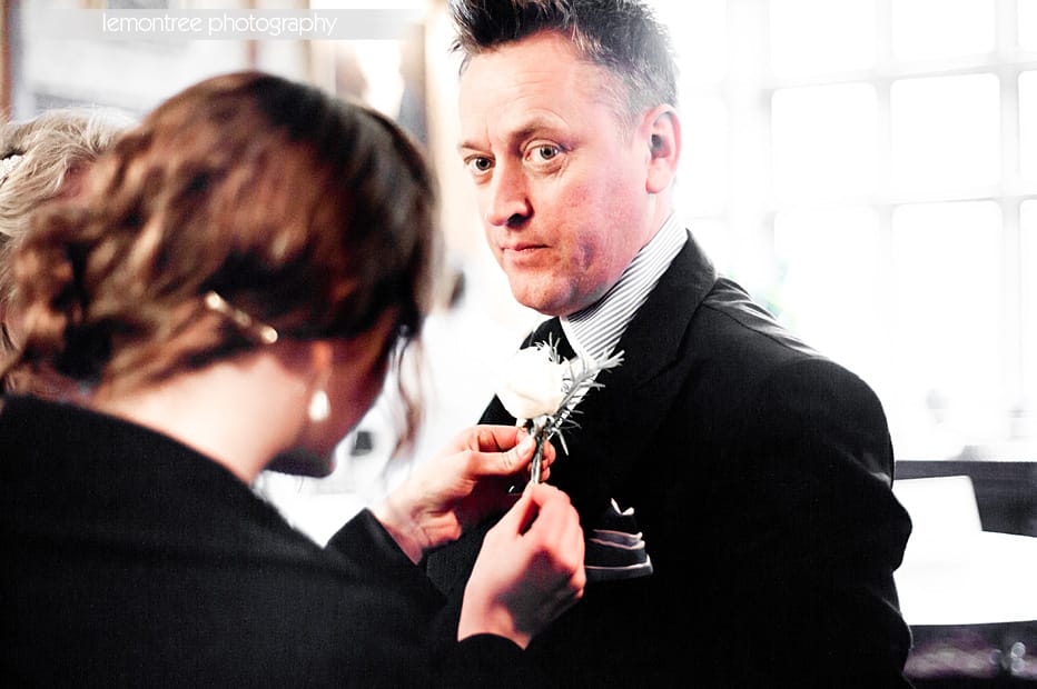 Bride's Brother Giving away the bride