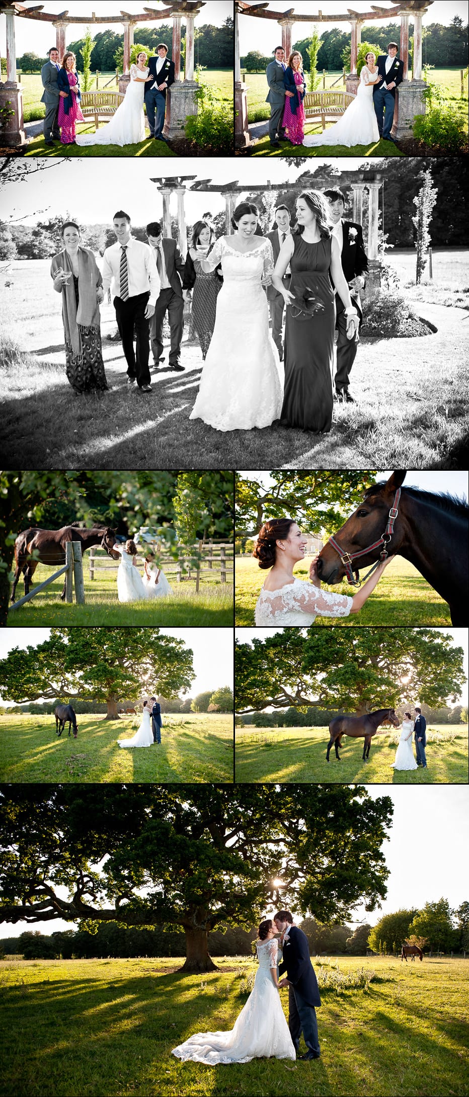 Sarah and Danny's wedding at Hill Place Swanmore, Hampshire
