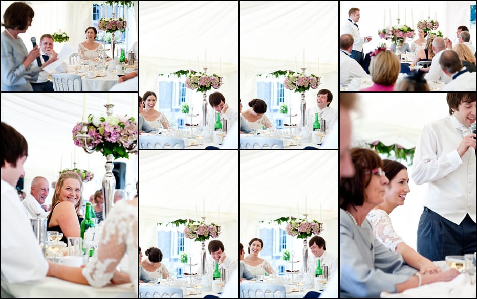 Speeches at Hampshire Wedding Reception