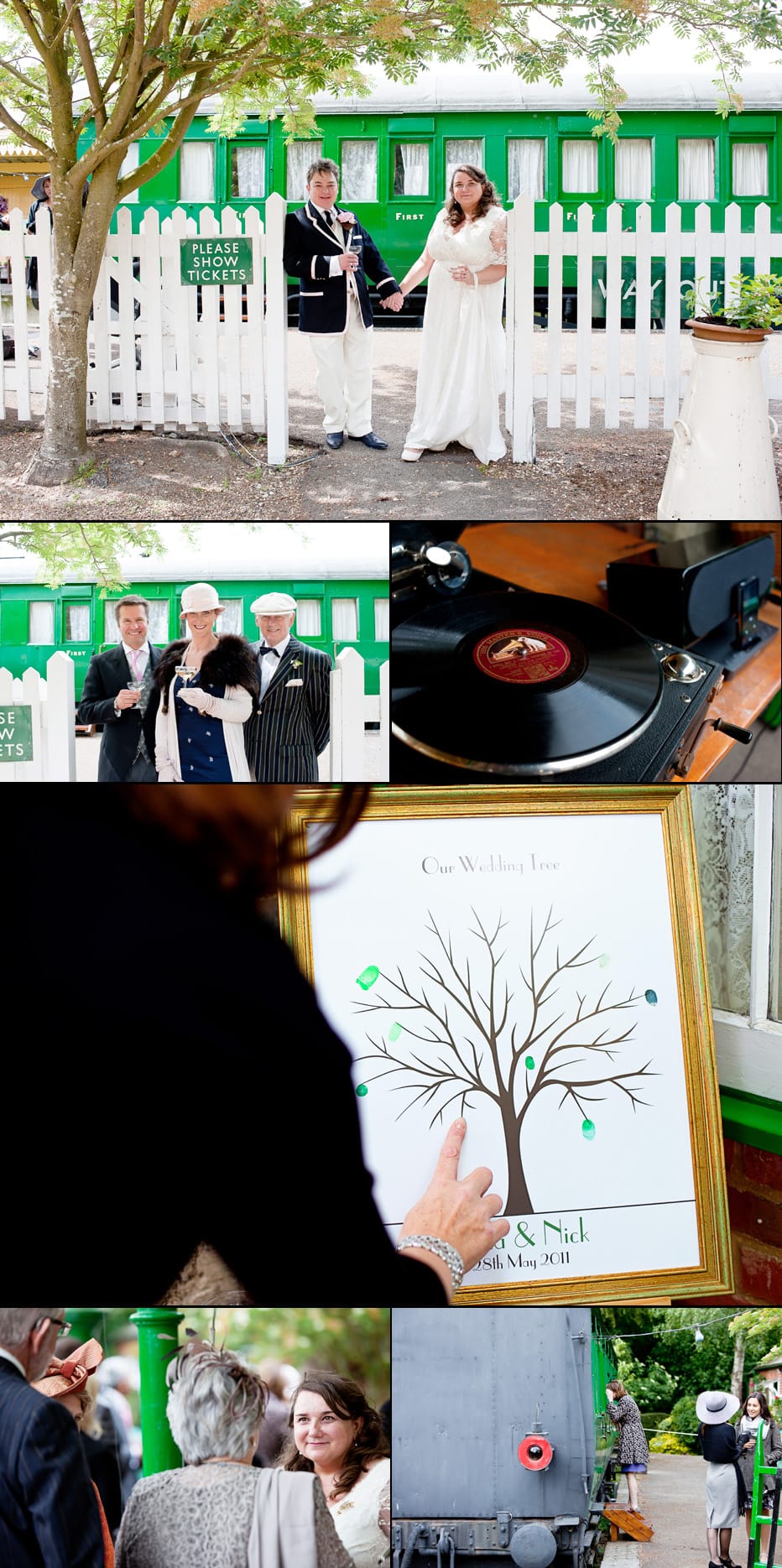 Nick and Tania Vintage Wedding Tree wedding tree