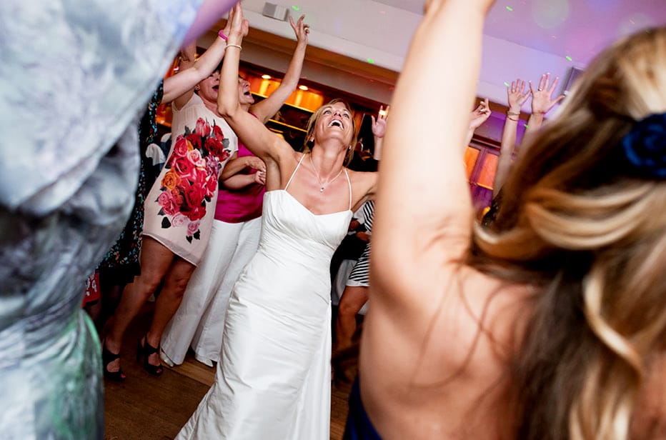 Bride on dance floor