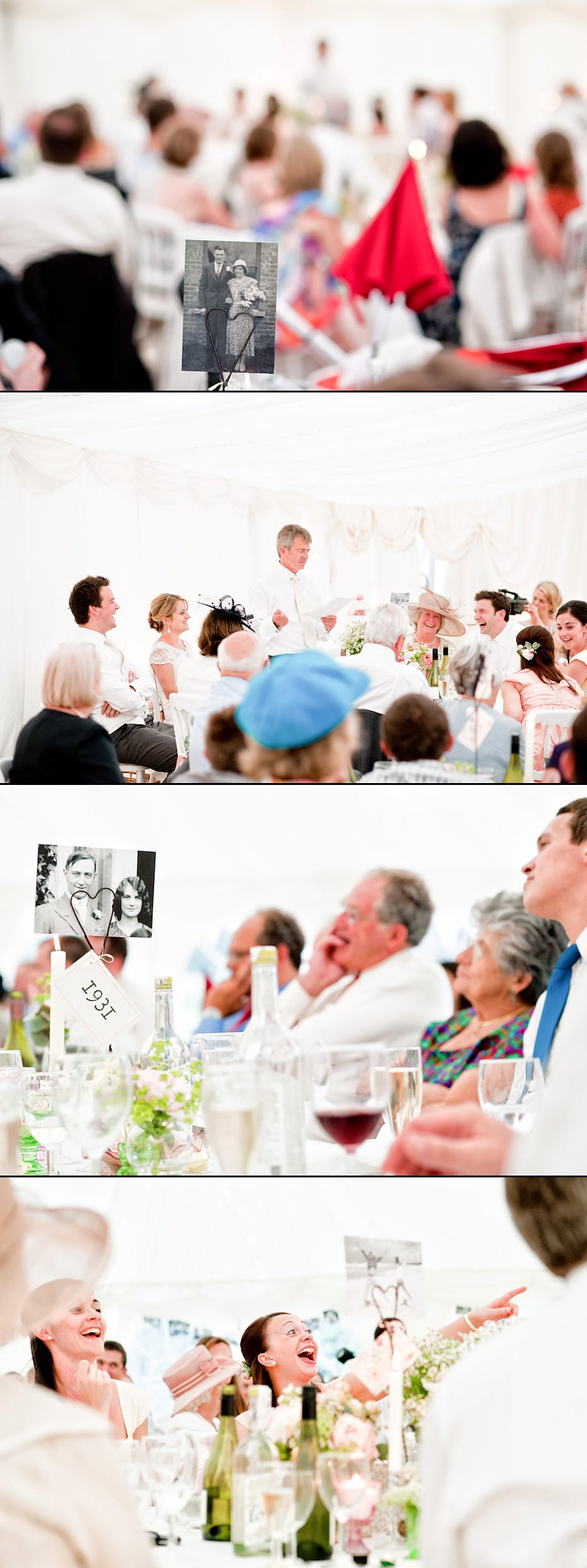 The wedding speeches by Dorset Photographer wedding speeches at marquee wedding