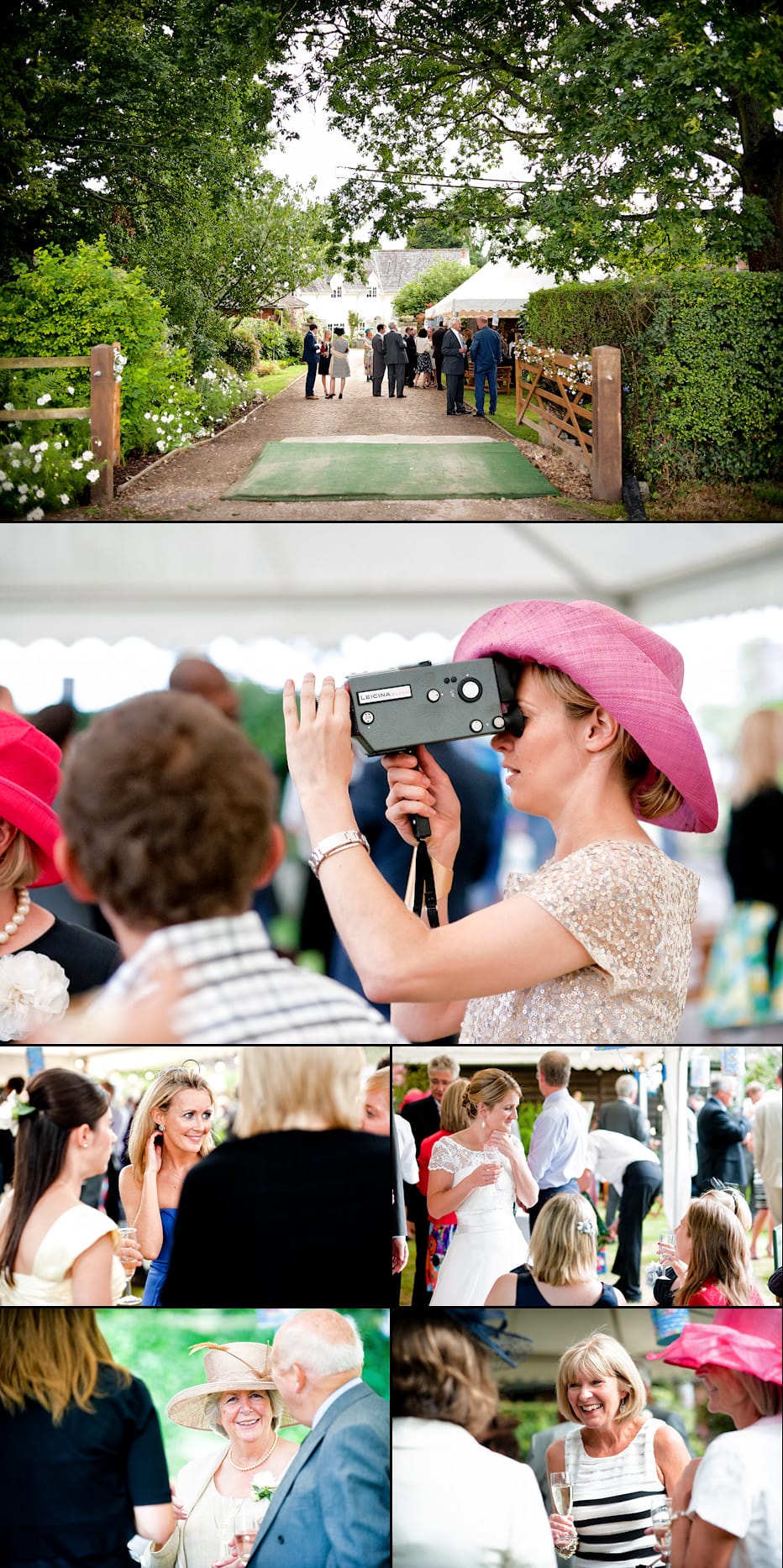 Garden wedding in Dorset video at dorset wedding