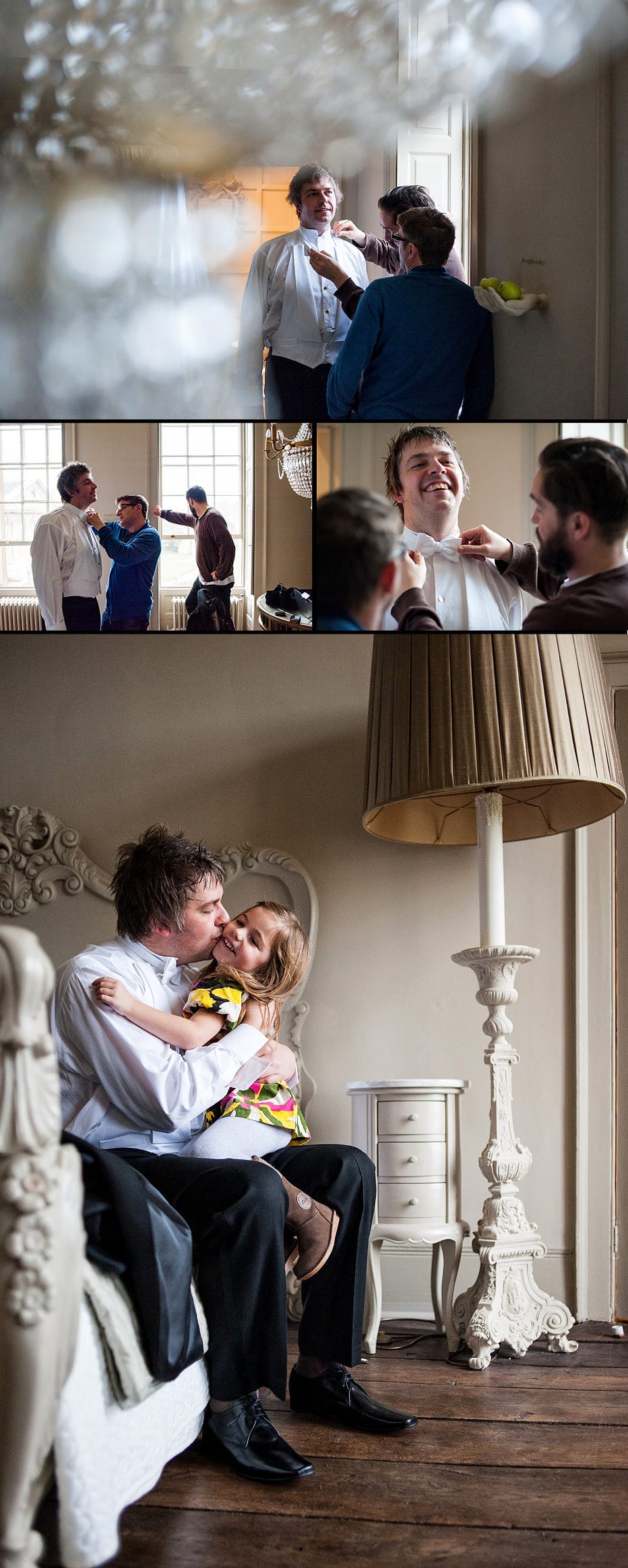 groom getting ready