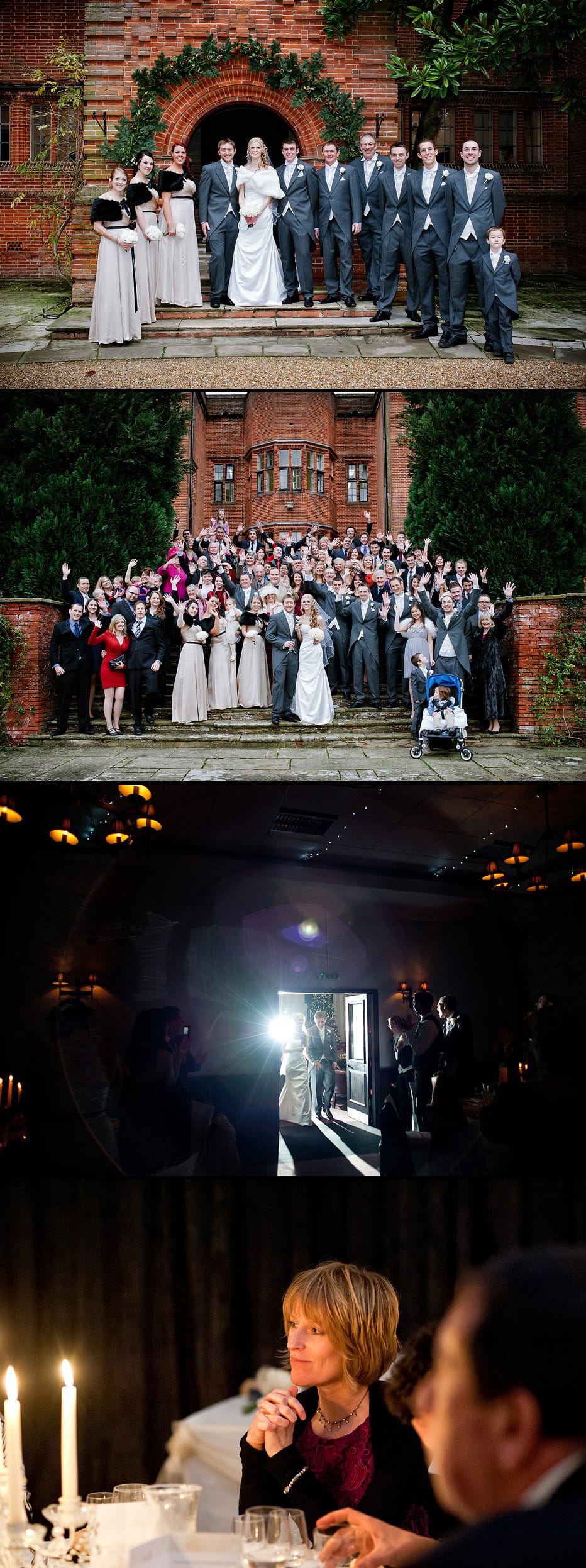 Wedding reception in Southampton Winter Wedding in Southampton, Hampshire