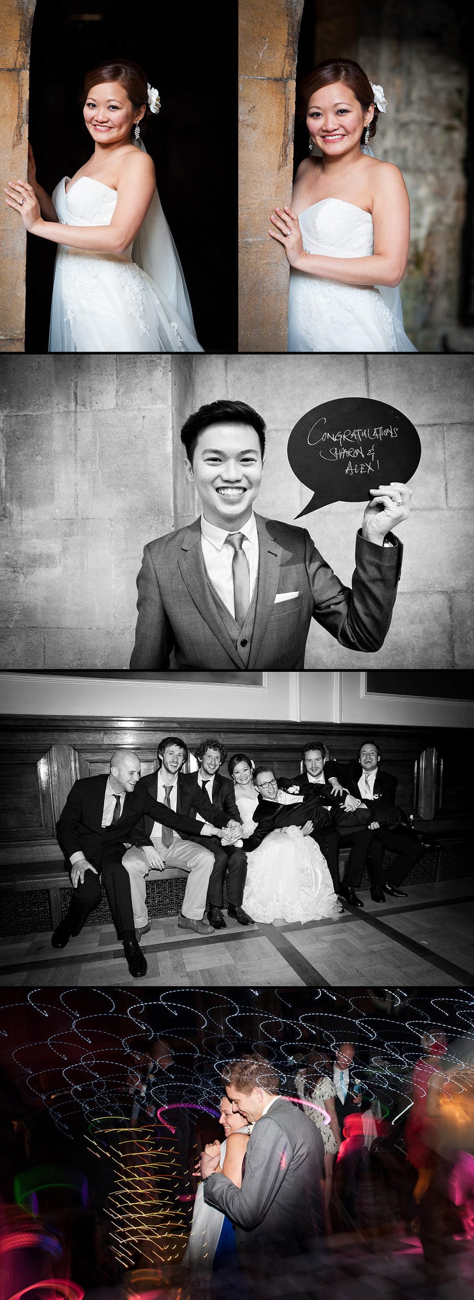 Evening wedding at The Roman Bath in Bath roman baths wedding photographer