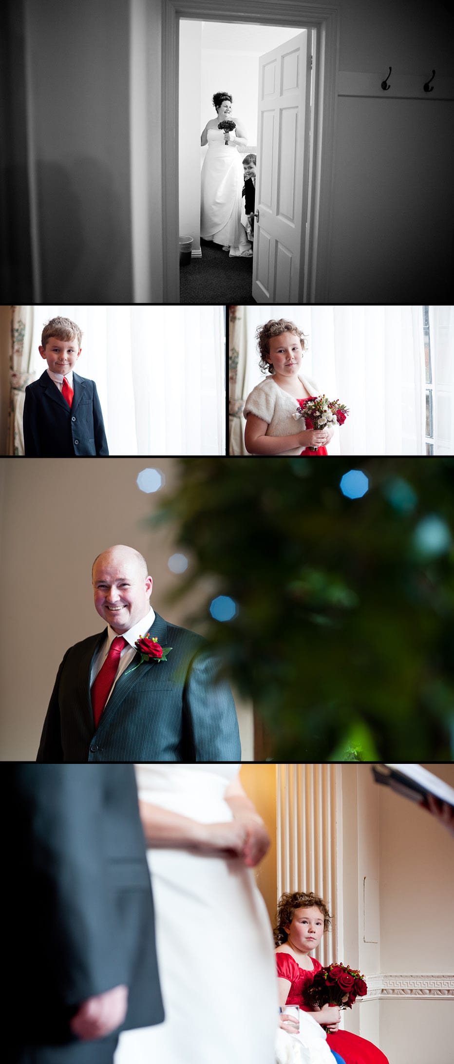 winter wedding at Elmers Court Hotel