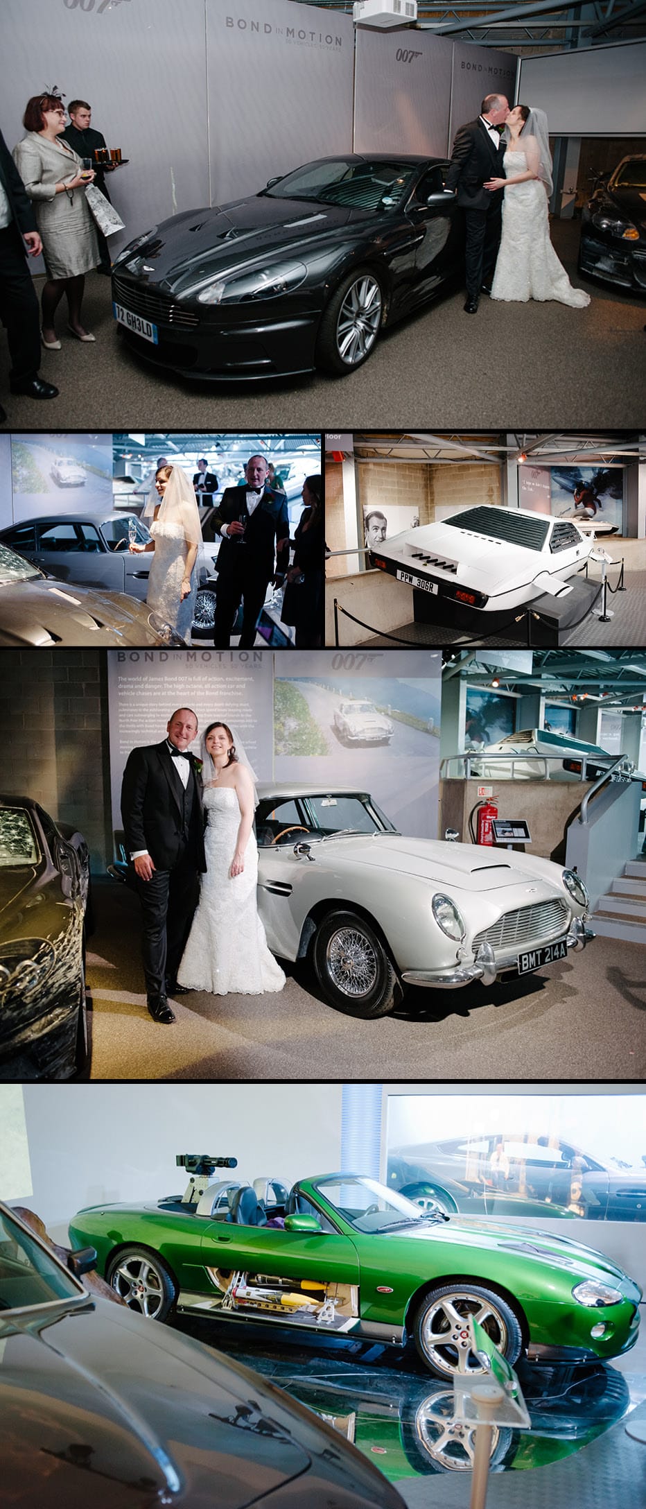 James Bond Themed Wedding Beaulieu Motor Museum Wedding