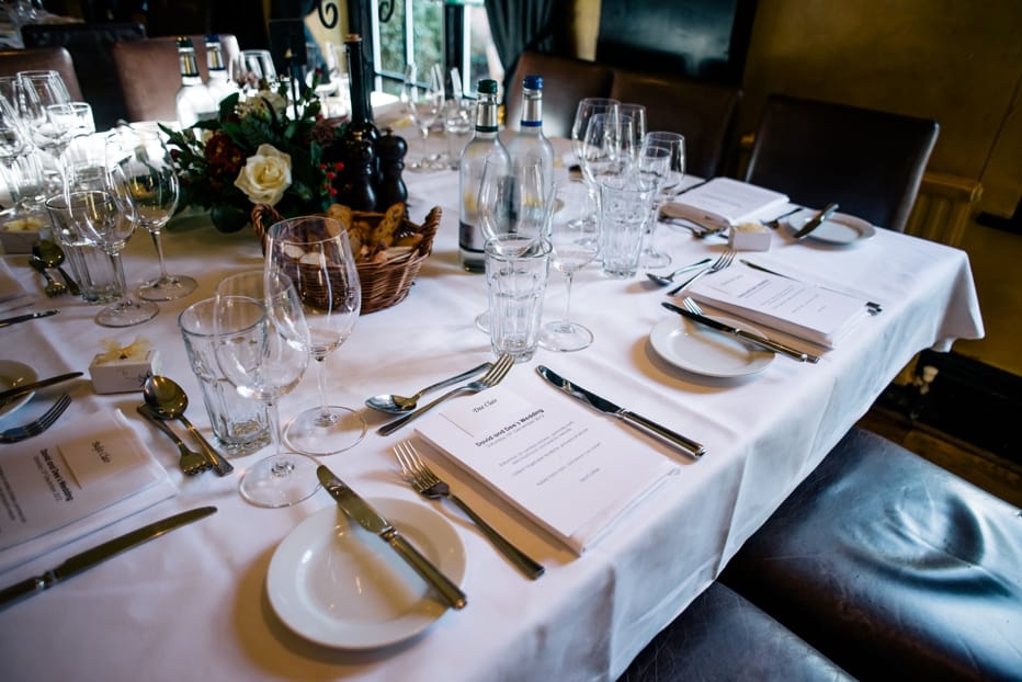 wedding table display