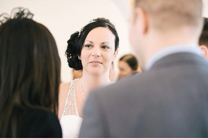 bride at surrey wedding