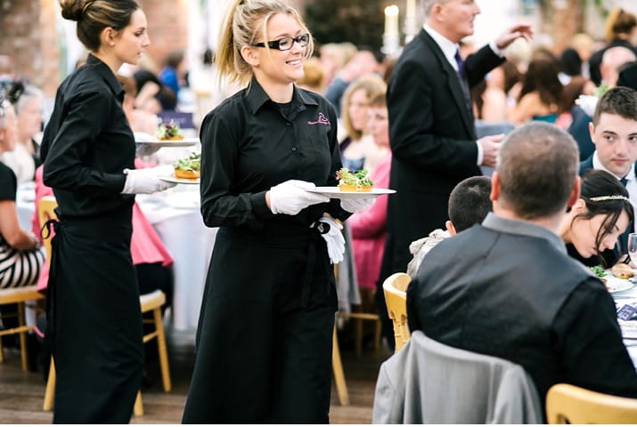 food served at wedding