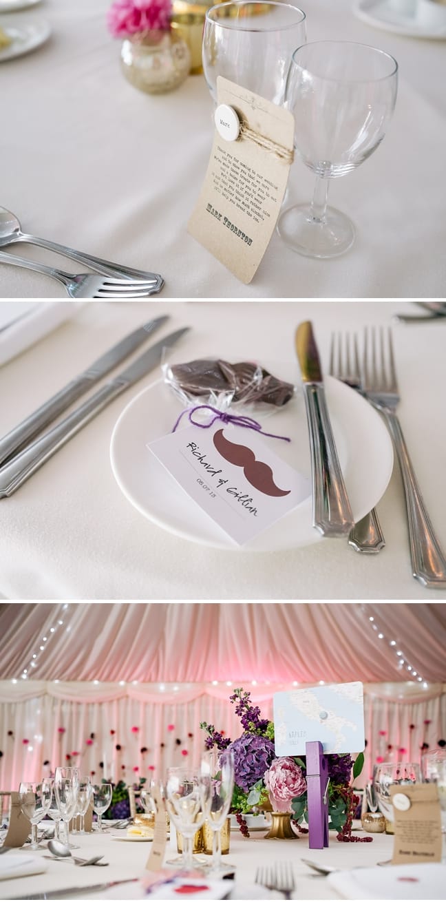 place names at wedding