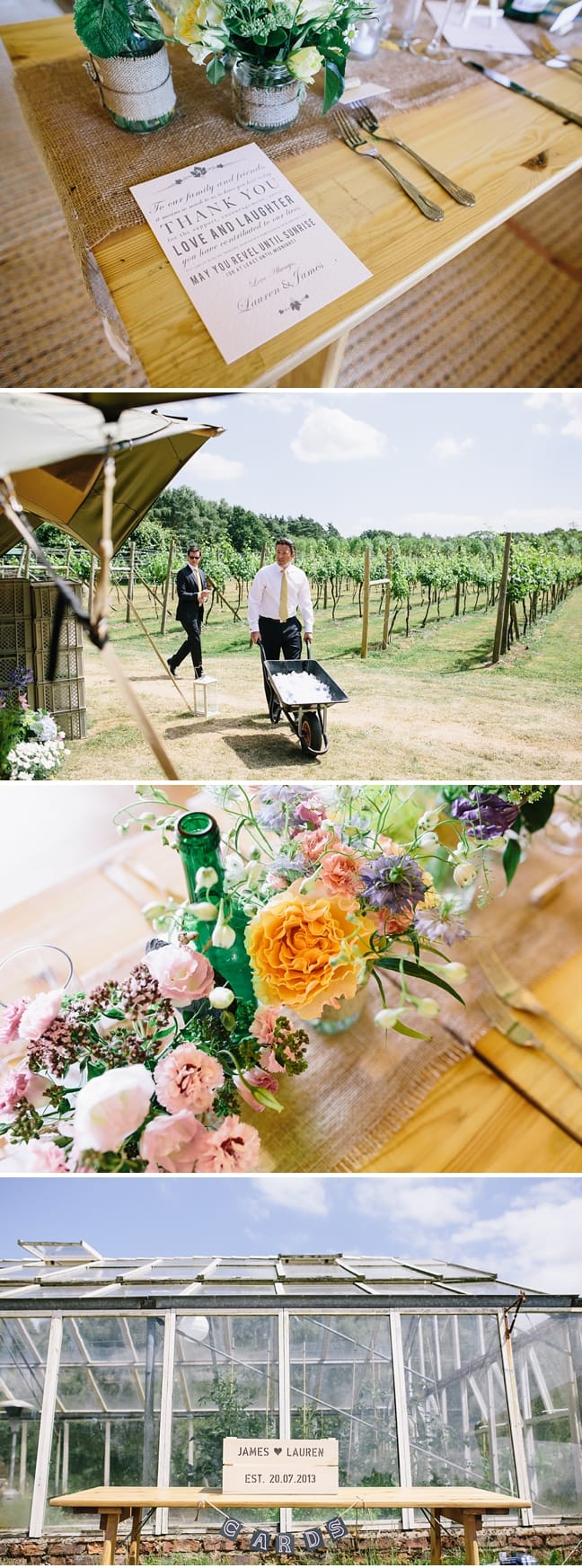 rustic wedding details
