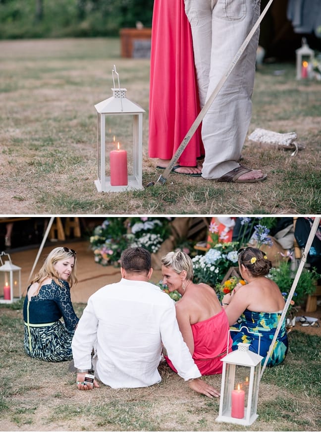 evening wedding reception new forest