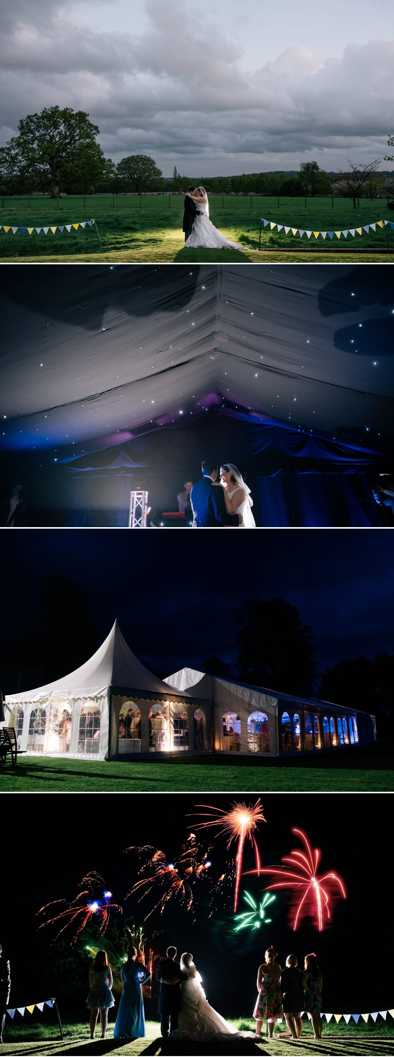 Hill Place Wedding Fireworks