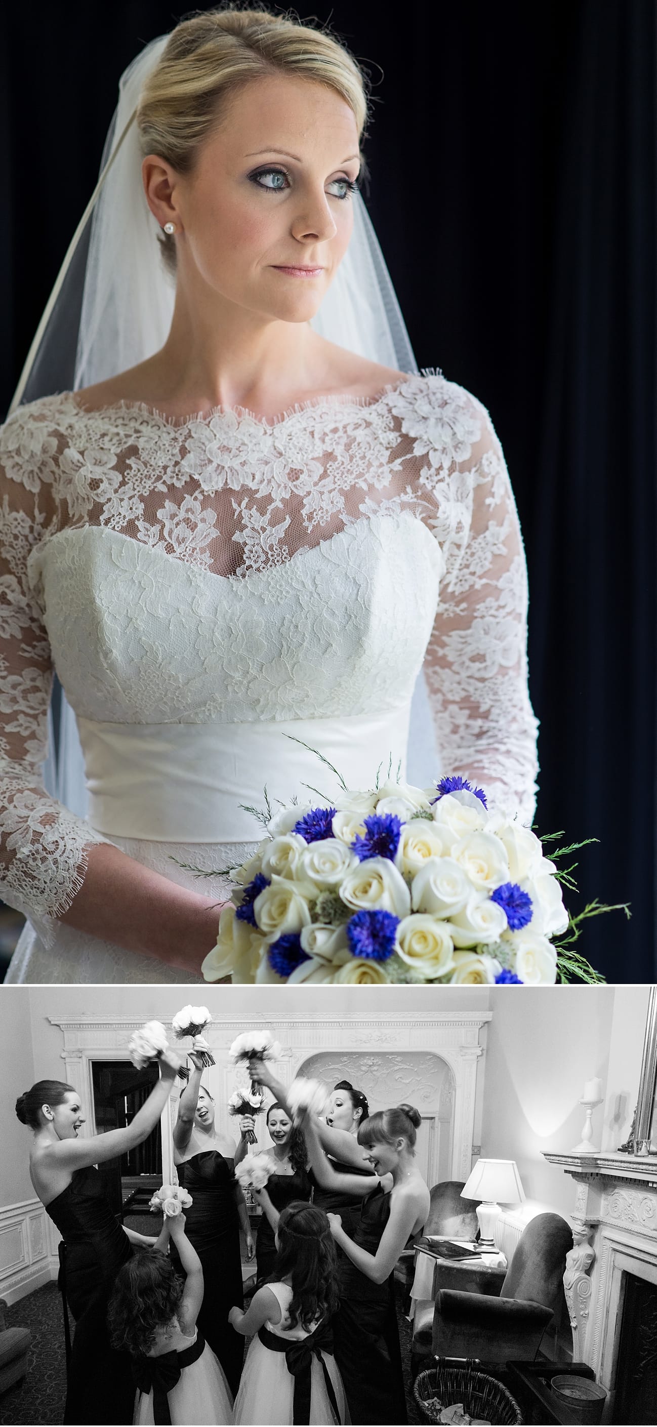 bride at wedding