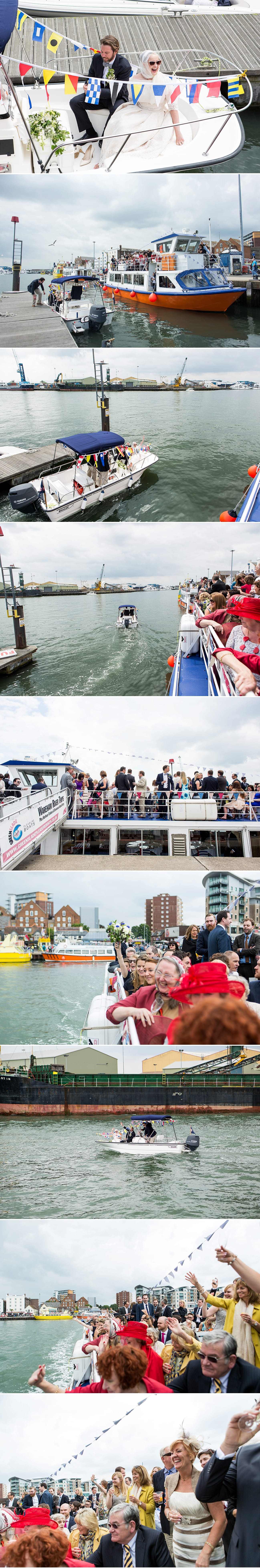 Wedding transport in Poole Quay