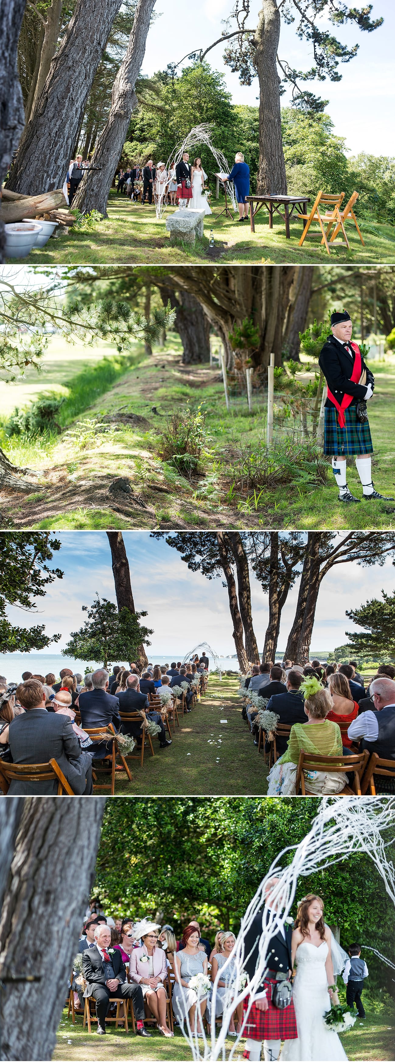 wedding-over-studland-bay Studland Bay House Wedding