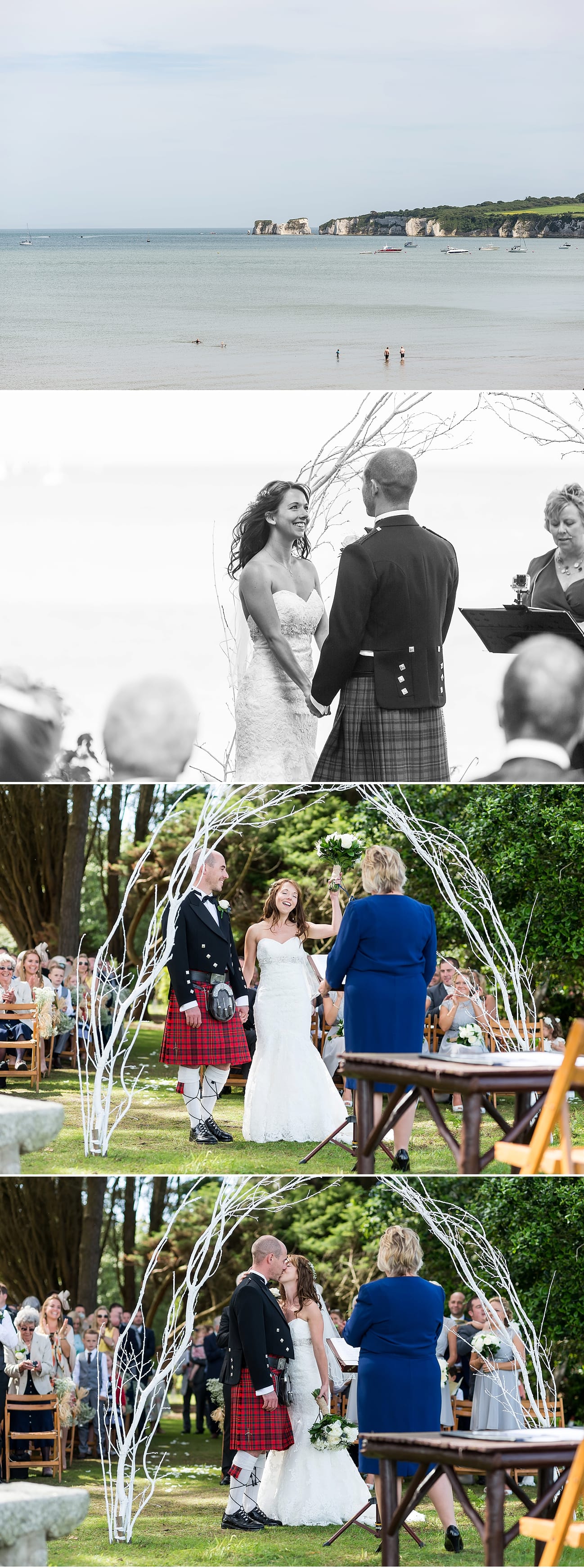 old-harry-rocks-wedding Studland Bay House Wedding