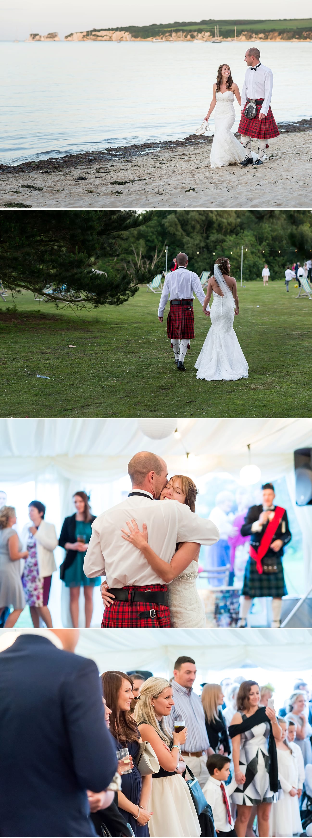coastal-wedding Studland Bay House Wedding