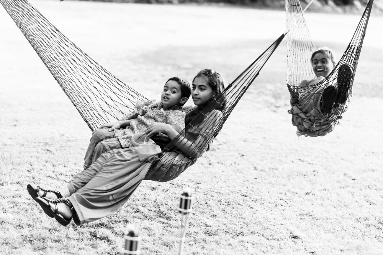 hammock at wedding 