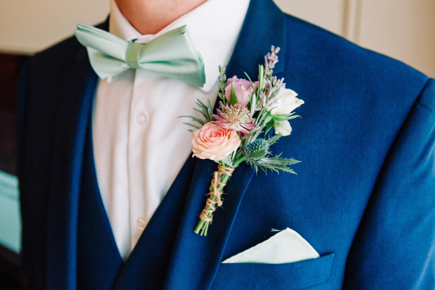 groom and buttonhole
