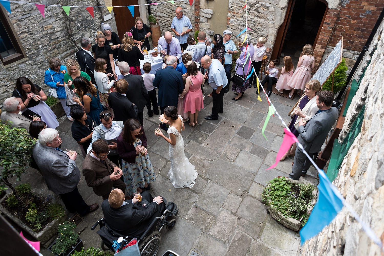 aerial shot of scaplen's court