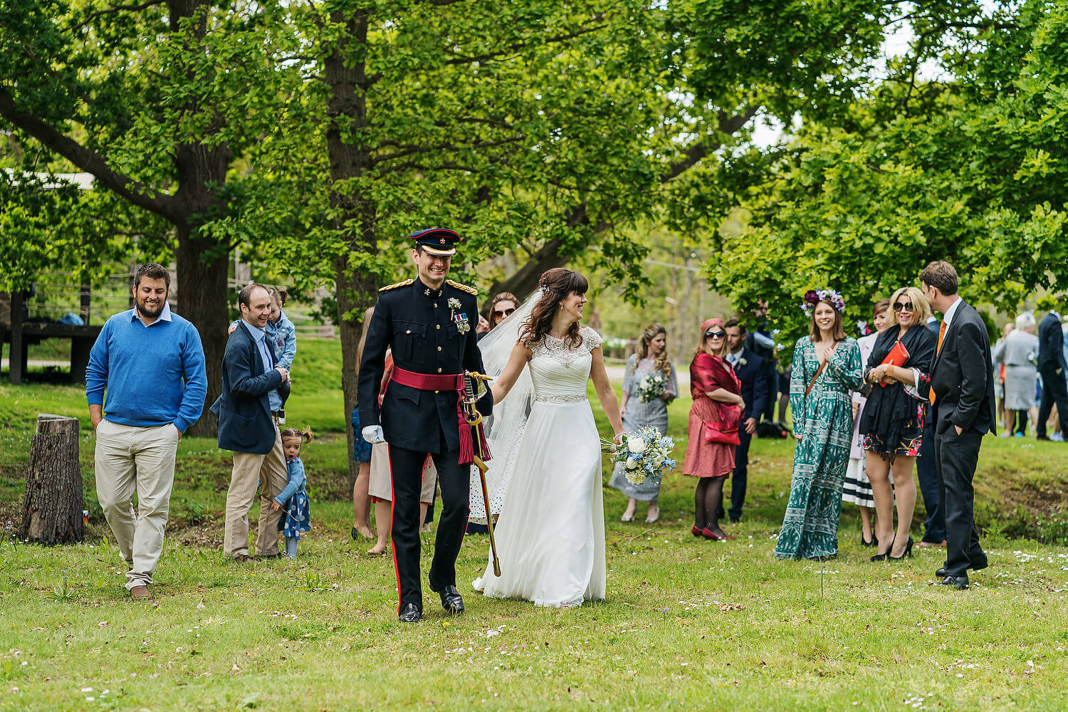 outdoor wedding at tournerbury woods estate