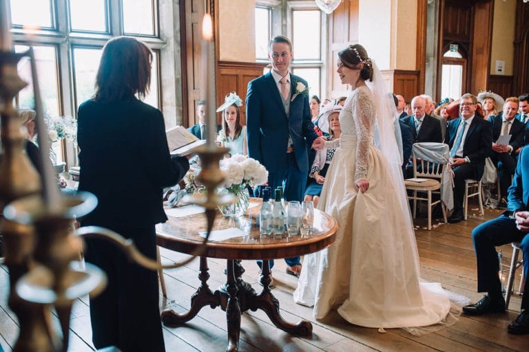 wedding ceremony at froyle park