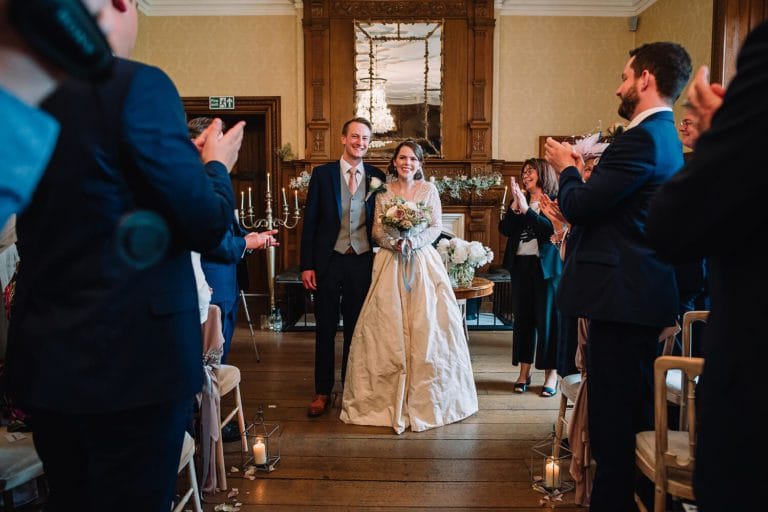wedding ceremony at froyle park