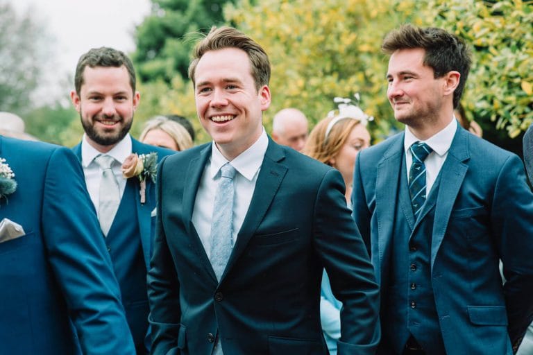 wedding guests at hampshire wedding