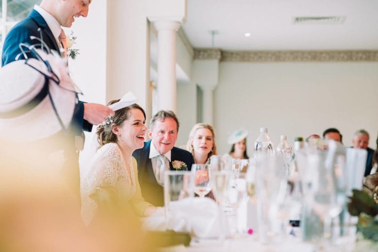 wedding breakfast at froyle park