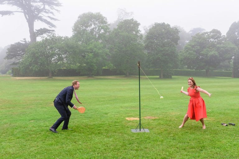 outdoor games at wedding
